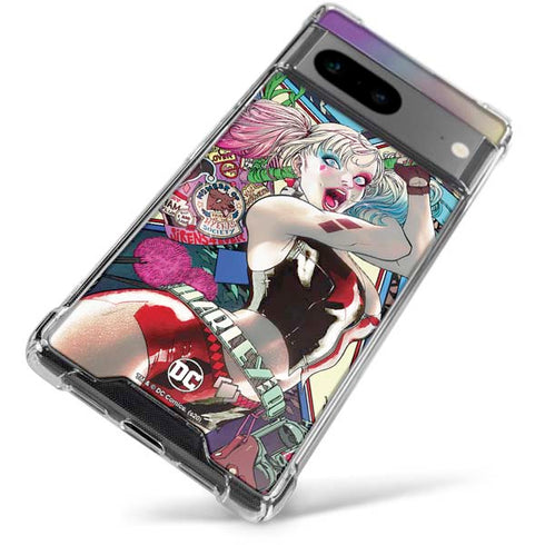 DC Comics Harley Quinn Action Pose Google Pixel 7a Clear Case